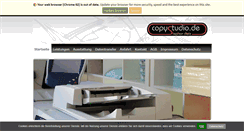 Desktop Screenshot of copystudio.de